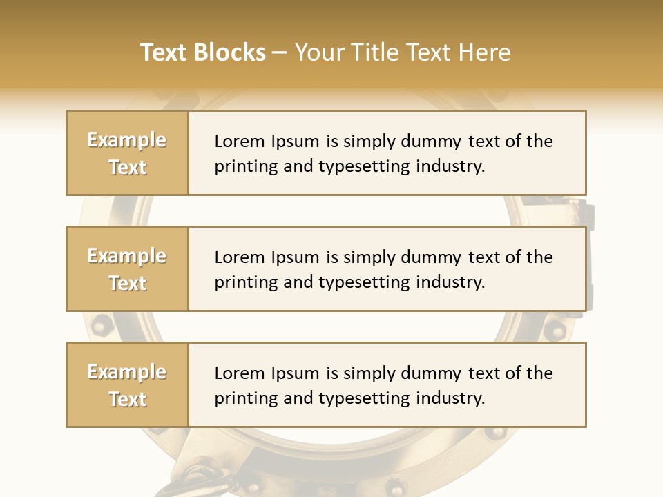 Decoraci Esfera Tornillo PowerPoint Template