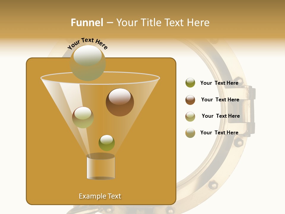 Decoraci Esfera Tornillo PowerPoint Template