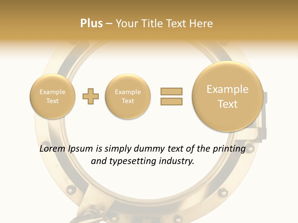 Decoraci Esfera Tornillo PowerPoint Template