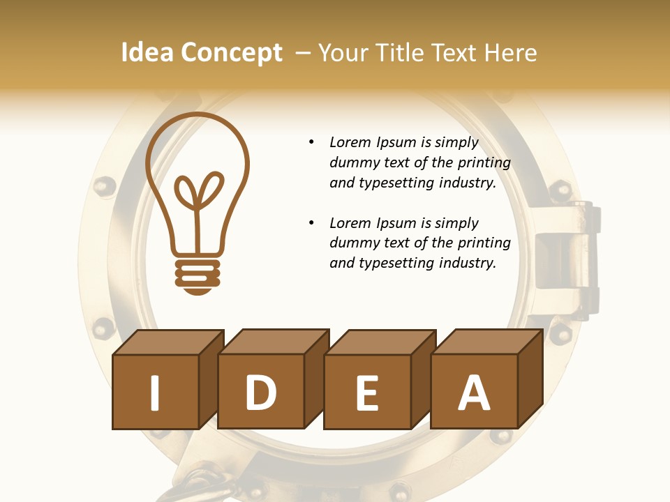 Decoraci Esfera Tornillo PowerPoint Template