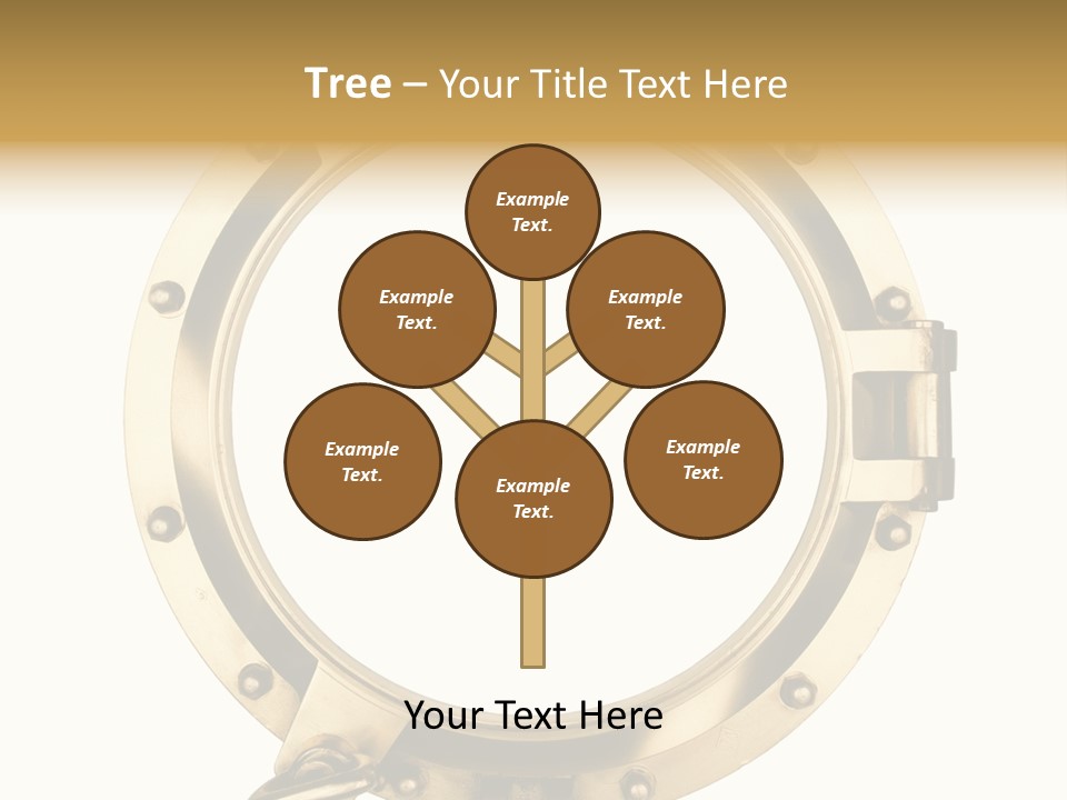 Decoraci Esfera Tornillo PowerPoint Template