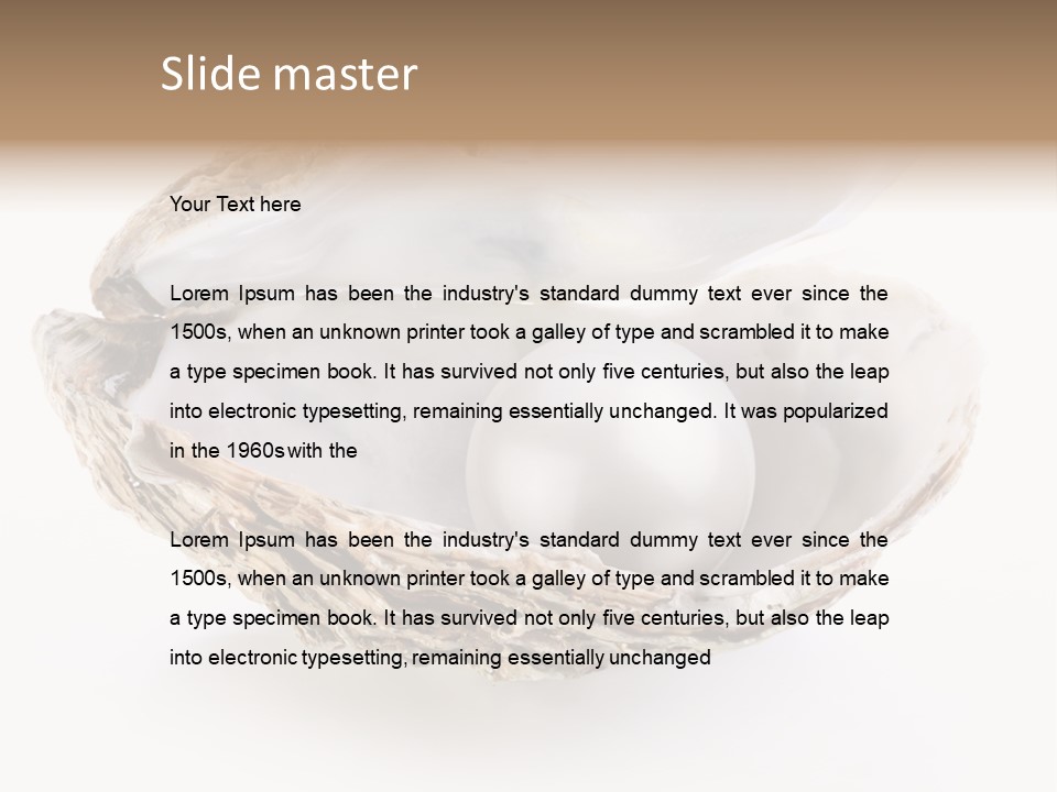 Rare Marine Opened PowerPoint Template