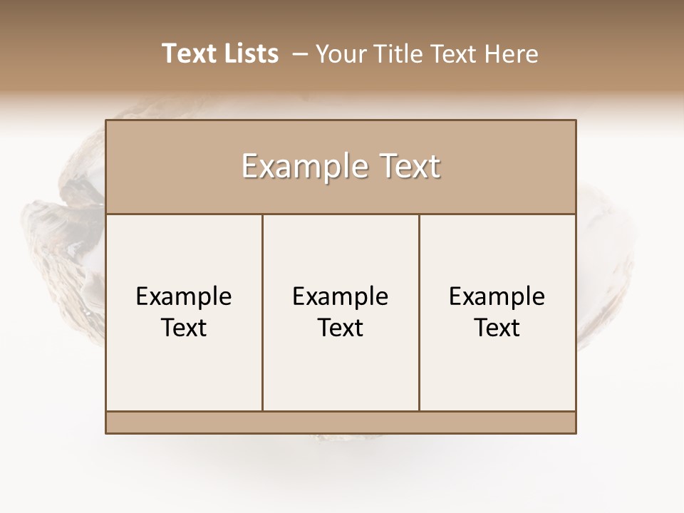 Rare Marine Opened PowerPoint Template