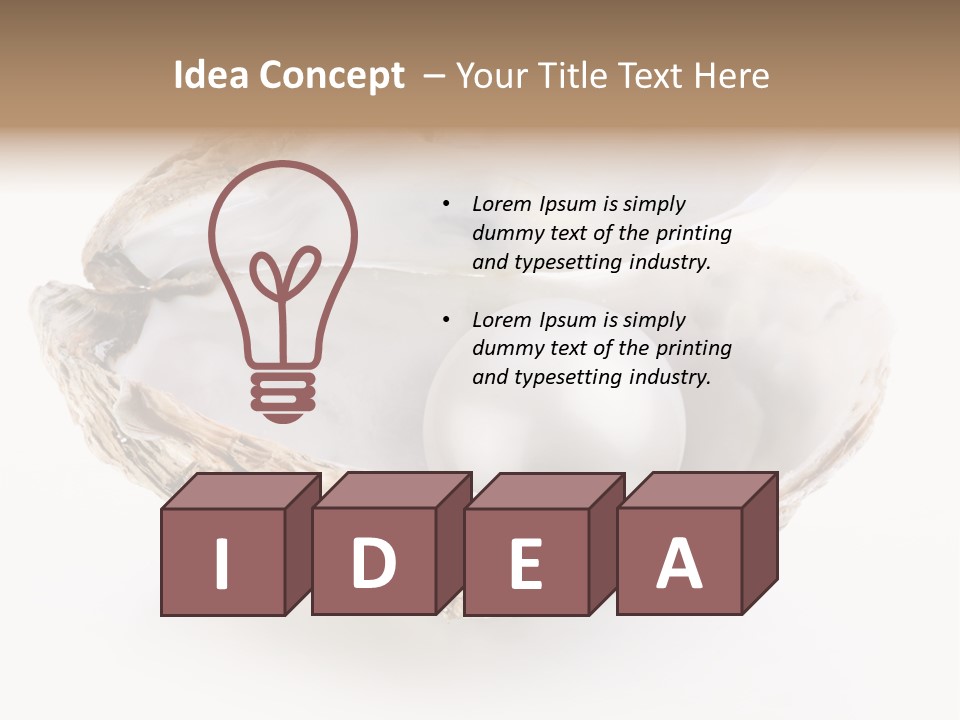 Rare Marine Opened PowerPoint Template