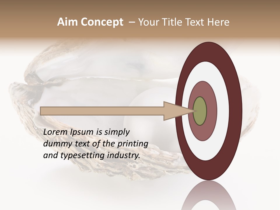 Rare Marine Opened PowerPoint Template