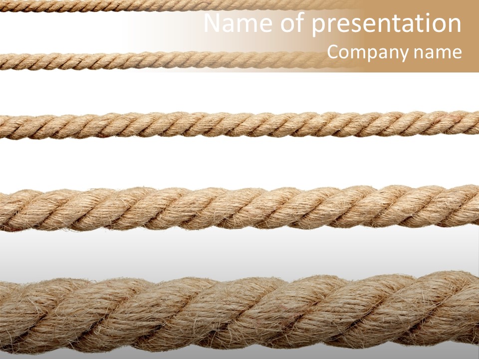 Fastening Old Material PowerPoint Template