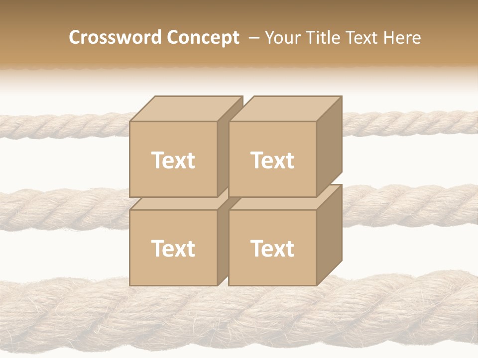Fastening Old Material PowerPoint Template