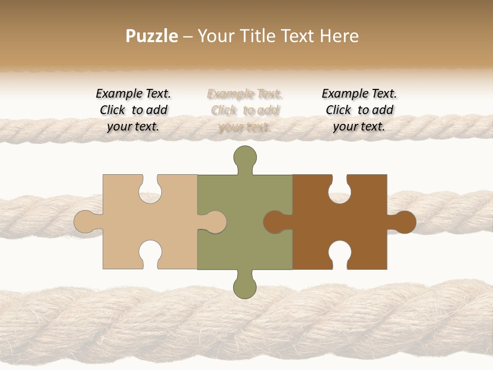 Fastening Old Material PowerPoint Template