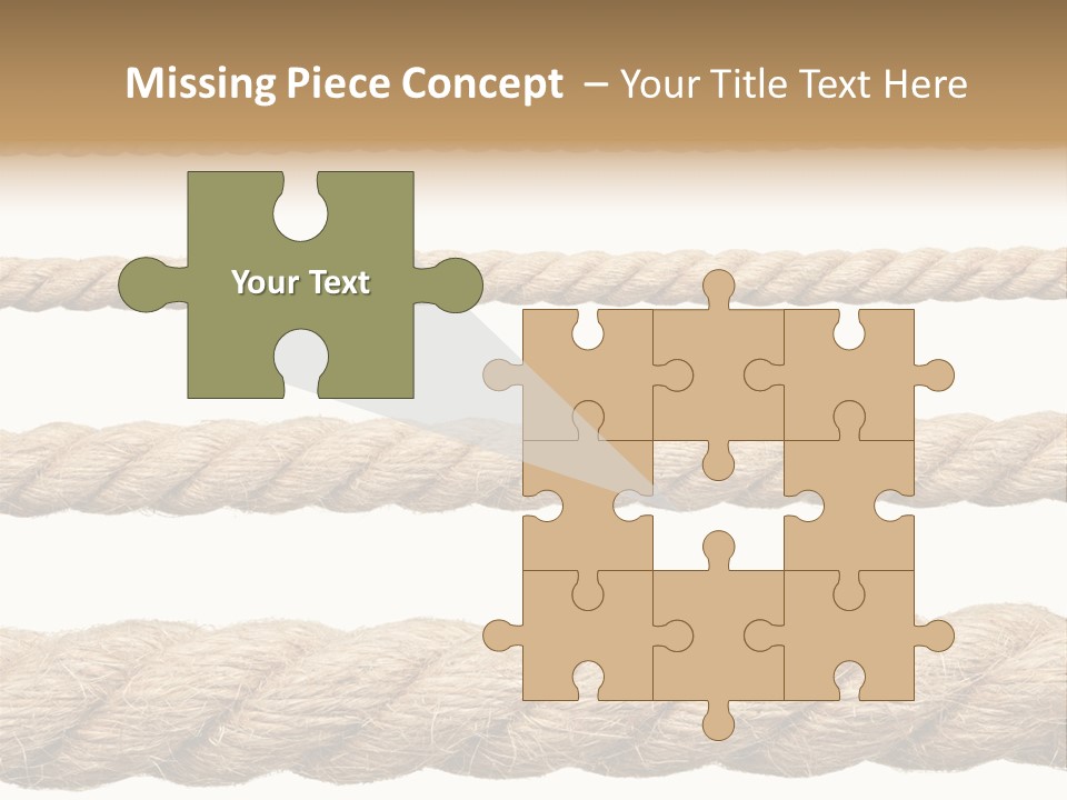 Fastening Old Material PowerPoint Template