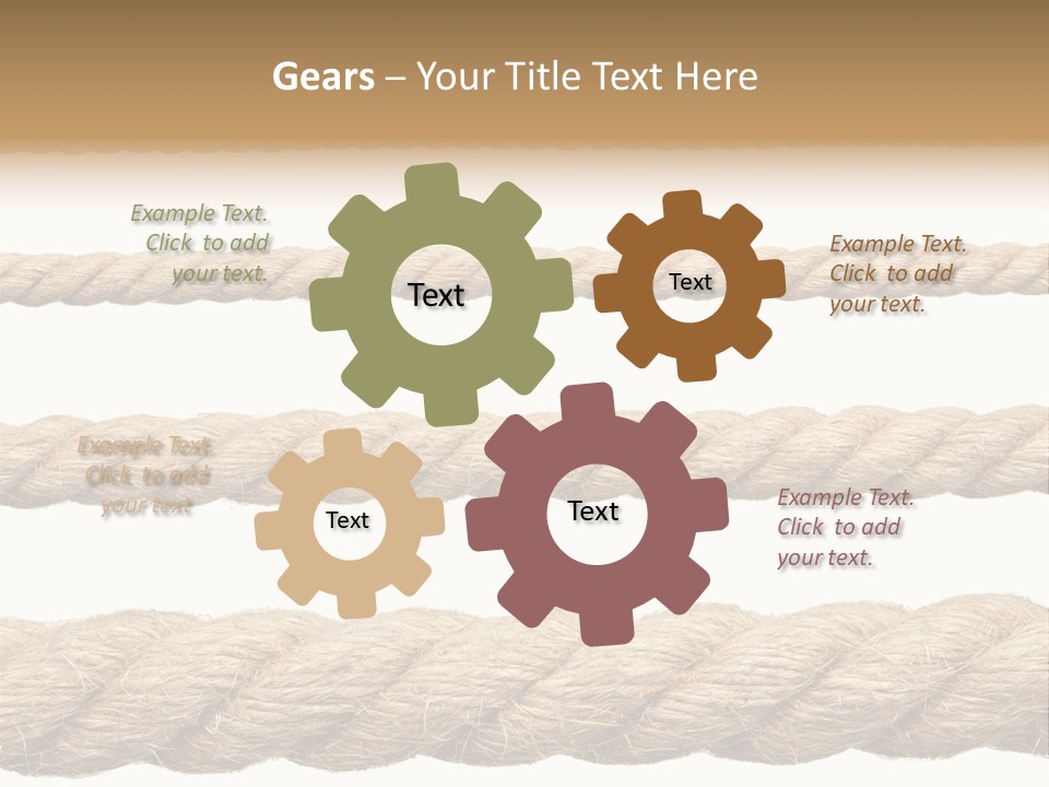 Fastening Old Material PowerPoint Template