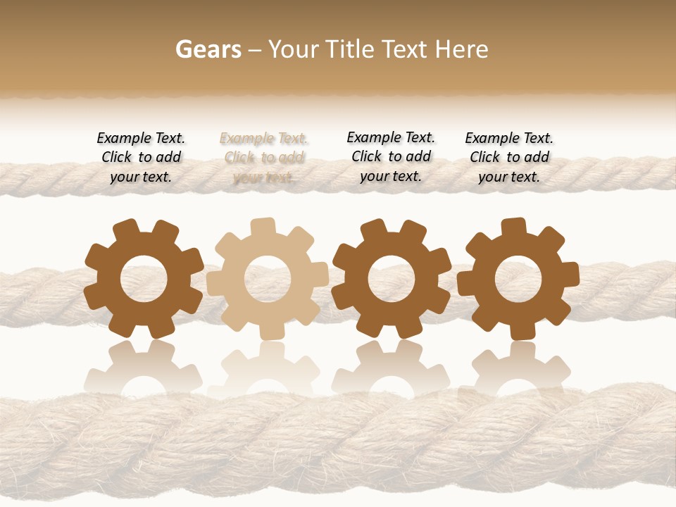 Fastening Old Material PowerPoint Template