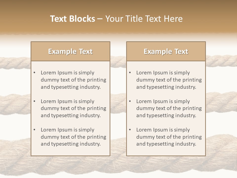 Fastening Old Material PowerPoint Template
