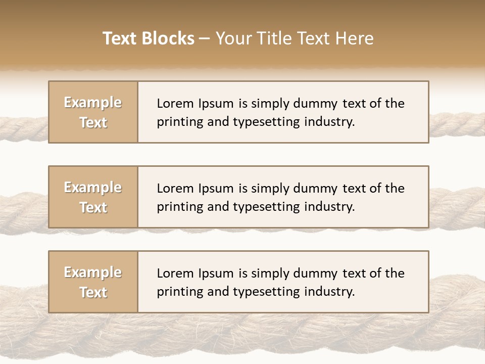 Fastening Old Material PowerPoint Template