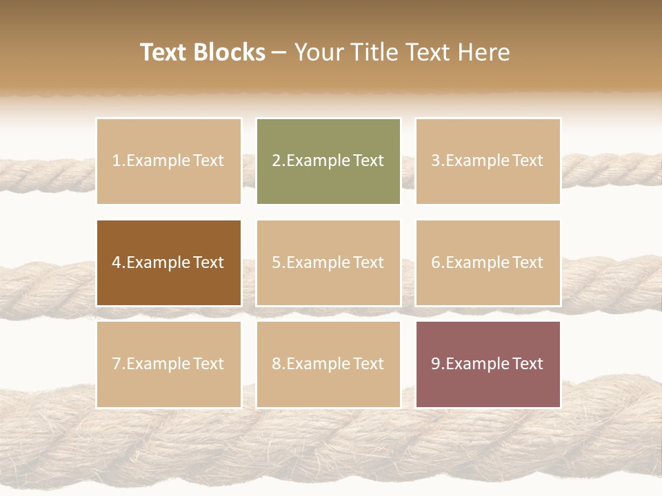 Fastening Old Material PowerPoint Template