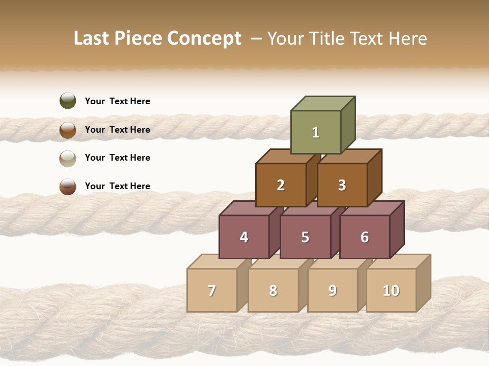 Fastening Old Material PowerPoint Template