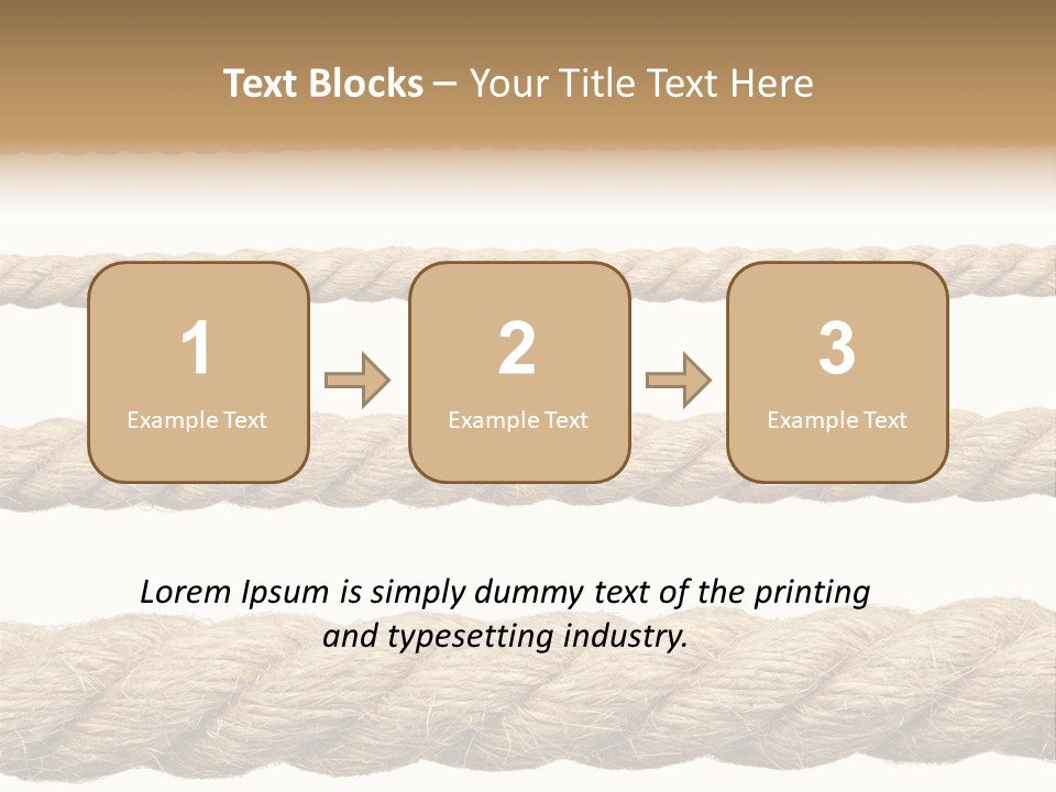 Fastening Old Material PowerPoint Template