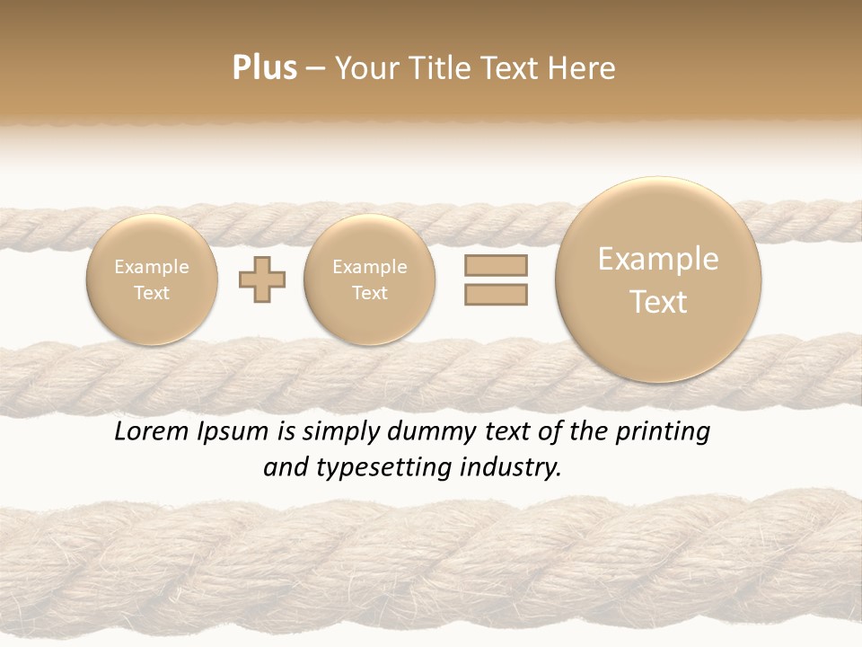 Fastening Old Material PowerPoint Template