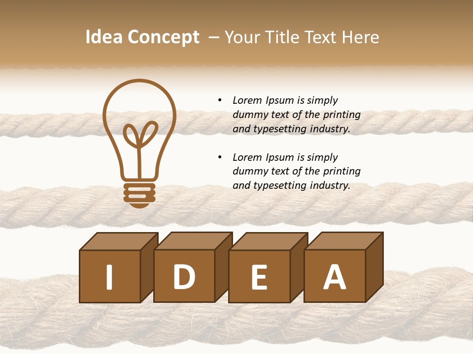 Fastening Old Material PowerPoint Template