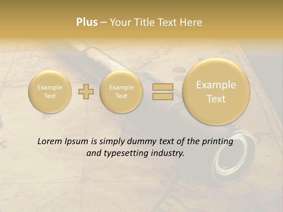 Spyglass Macro Instrument PowerPoint Template