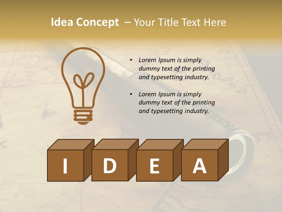 Spyglass Macro Instrument PowerPoint Template
