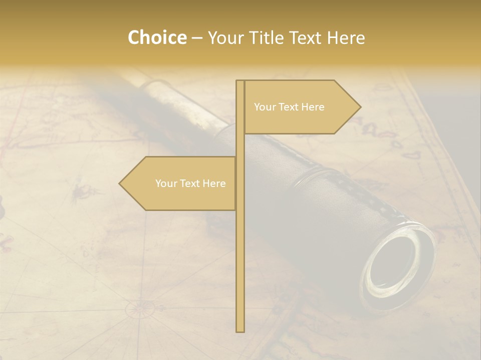 Spyglass Macro Instrument PowerPoint Template