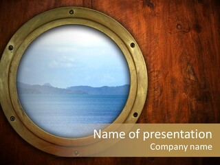 Hatch Rusty Sea PowerPoint Template