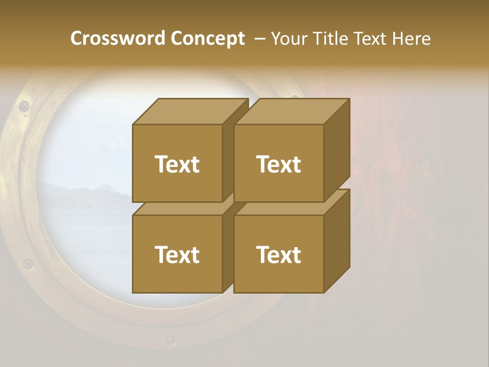Hatch Rusty Sea PowerPoint Template