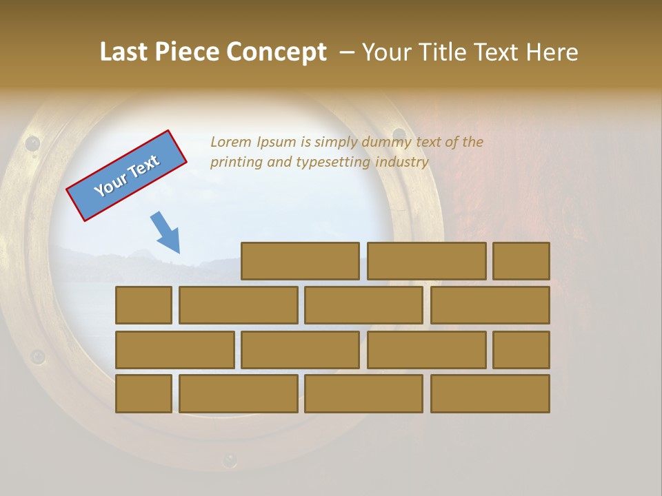 Hatch Rusty Sea PowerPoint Template