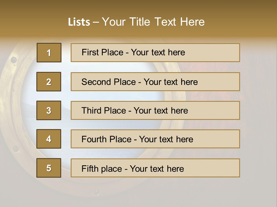 Hatch Rusty Sea PowerPoint Template