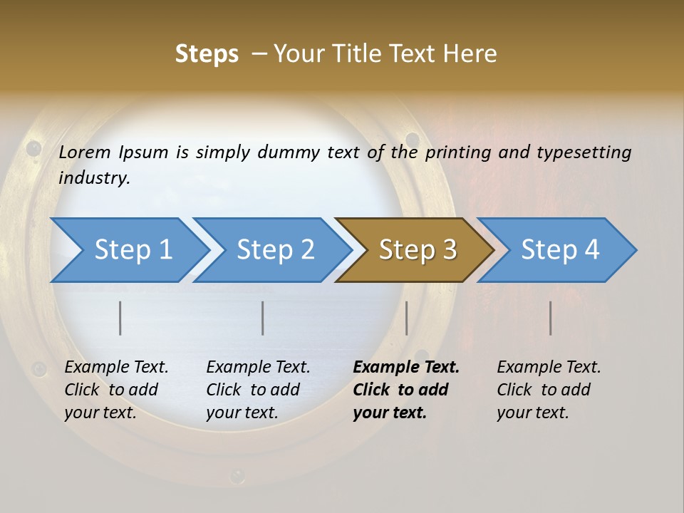 Hatch Rusty Sea PowerPoint Template