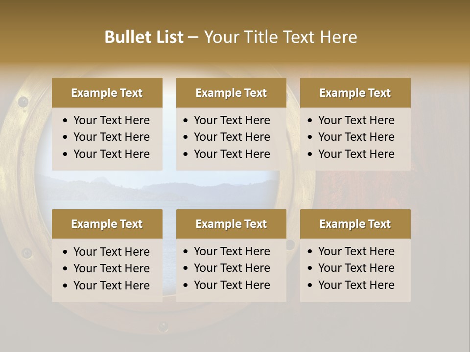 Hatch Rusty Sea PowerPoint Template