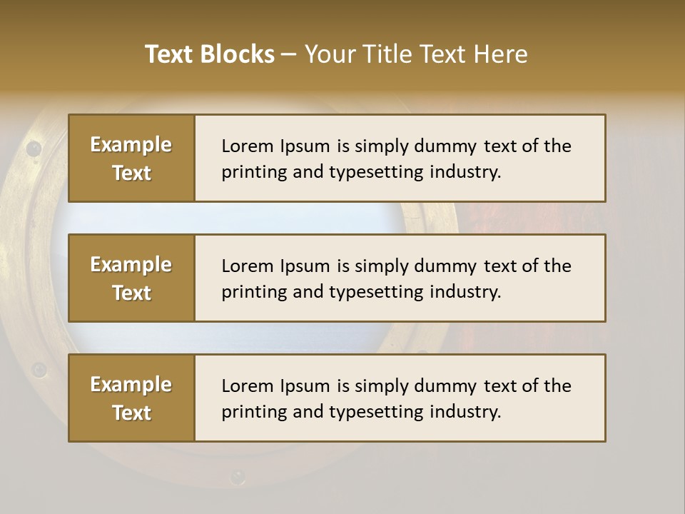 Hatch Rusty Sea PowerPoint Template