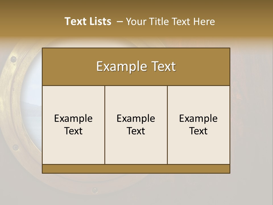 Hatch Rusty Sea PowerPoint Template