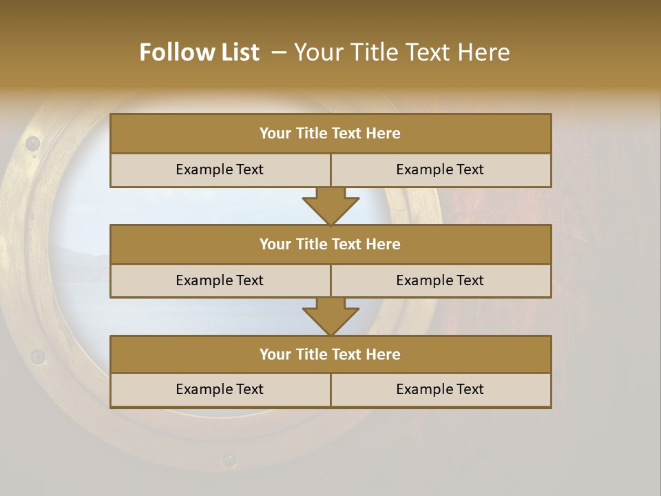 Hatch Rusty Sea PowerPoint Template