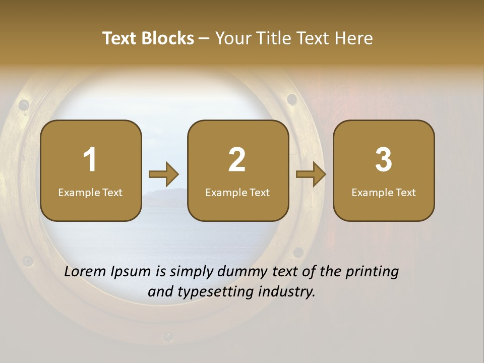 Hatch Rusty Sea PowerPoint Template