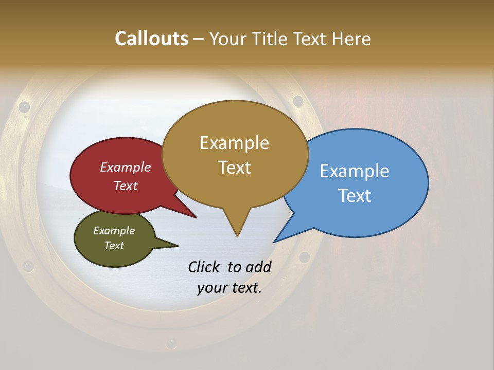 Hatch Rusty Sea PowerPoint Template