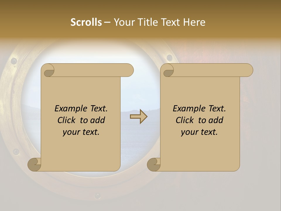 Hatch Rusty Sea PowerPoint Template