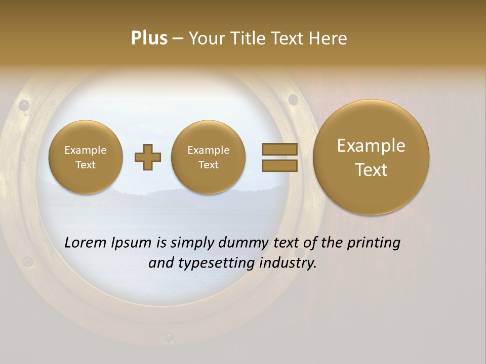 Hatch Rusty Sea PowerPoint Template