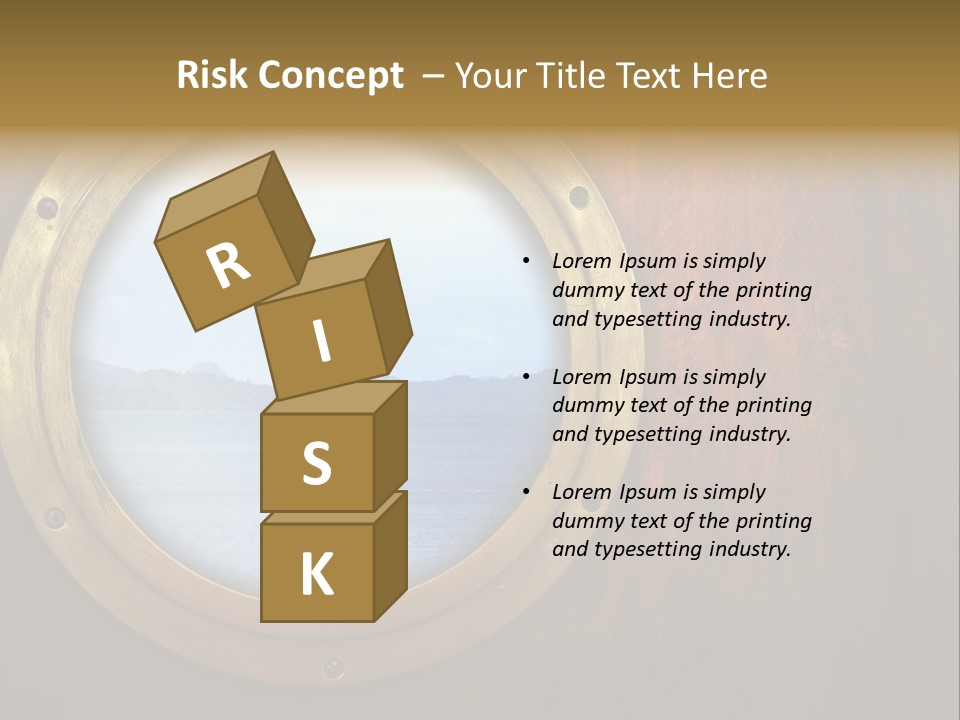 Hatch Rusty Sea PowerPoint Template