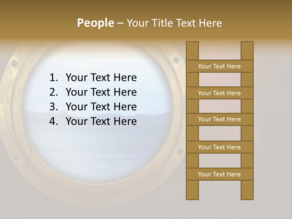 Hatch Rusty Sea PowerPoint Template