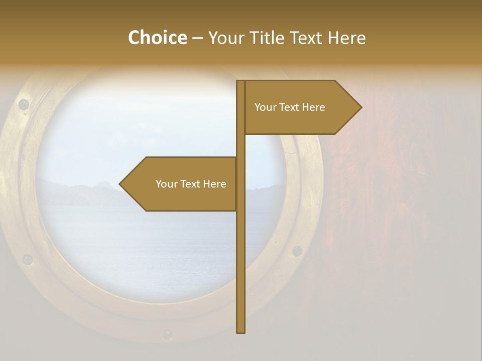 Hatch Rusty Sea PowerPoint Template