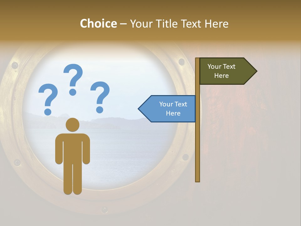 Hatch Rusty Sea PowerPoint Template