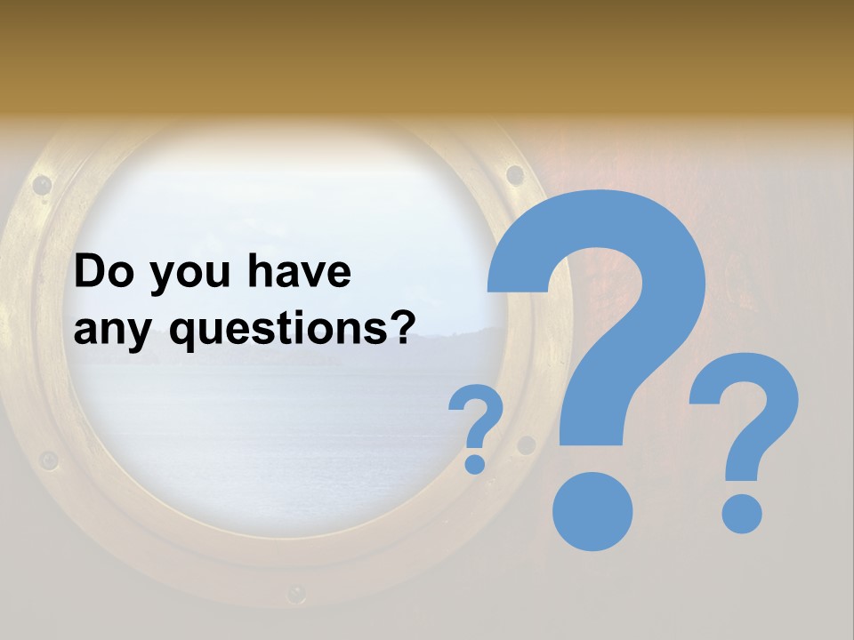 Hatch Rusty Sea PowerPoint Template