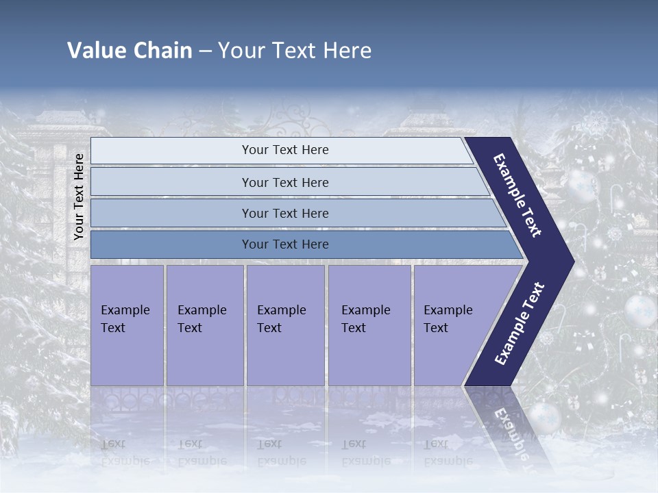 Choinka Park Sosna PowerPoint Template