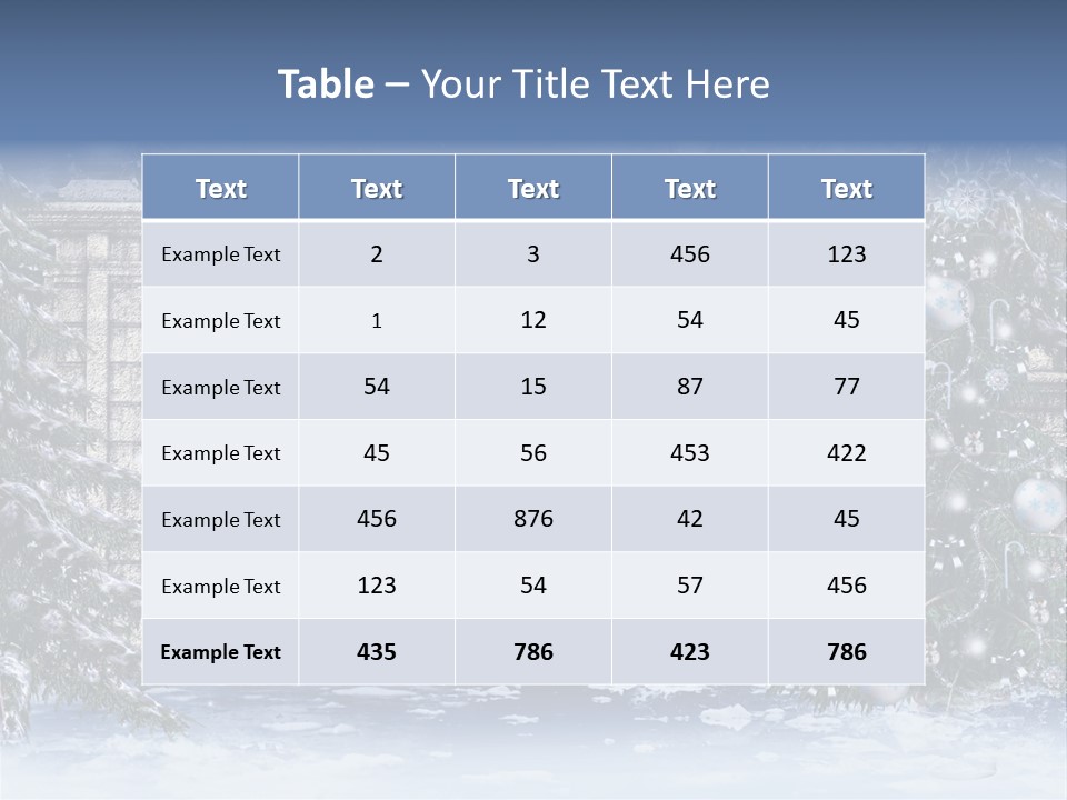 Choinka Park Sosna PowerPoint Template