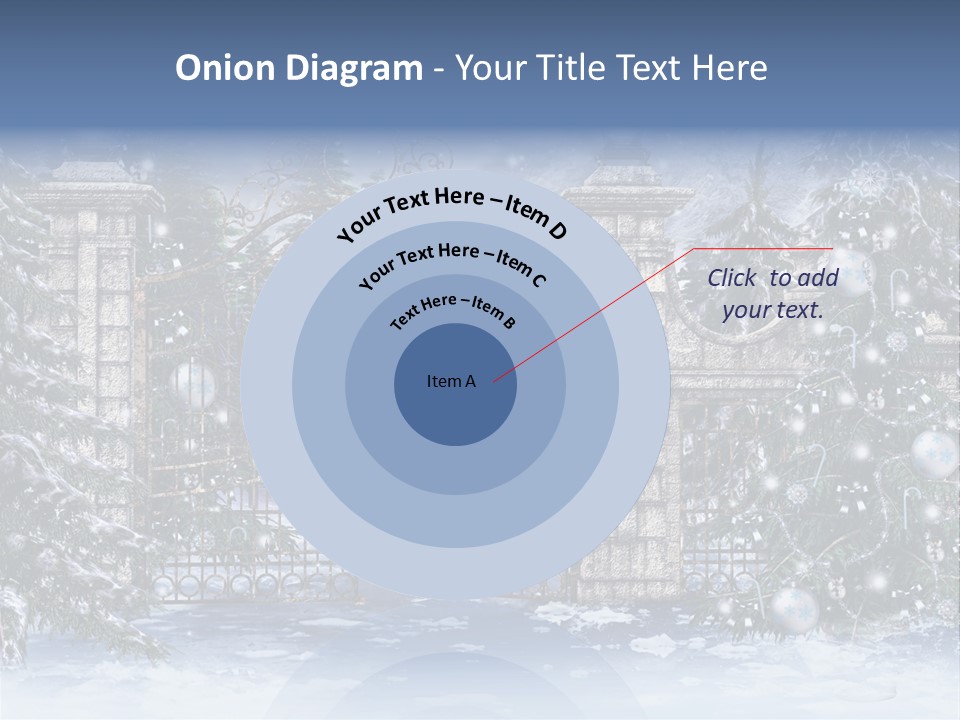 Choinka Park Sosna PowerPoint Template