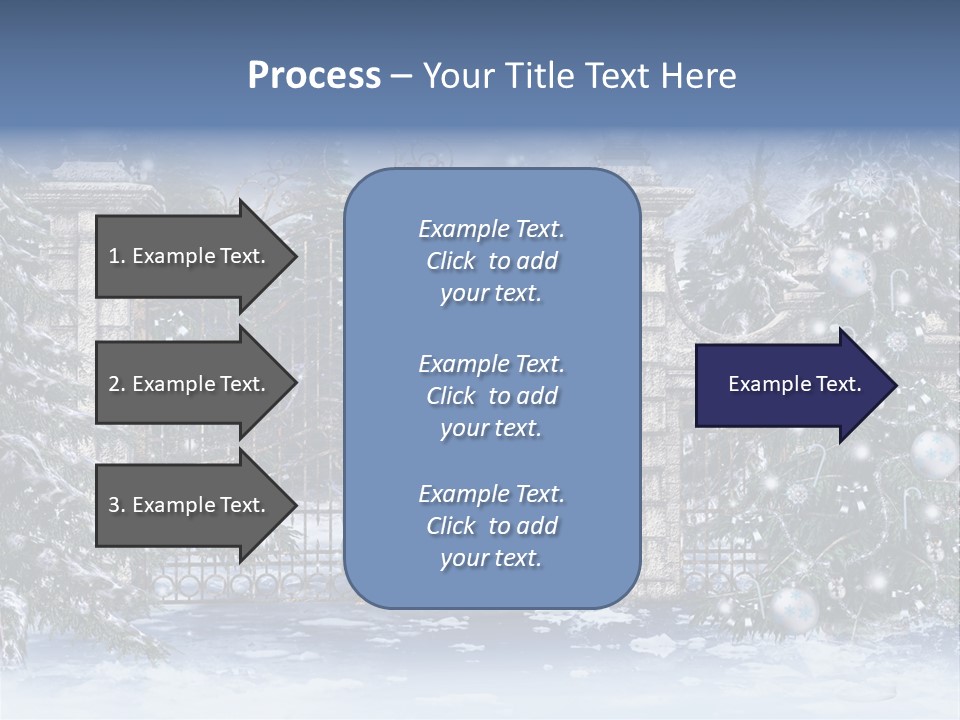 Choinka Park Sosna PowerPoint Template