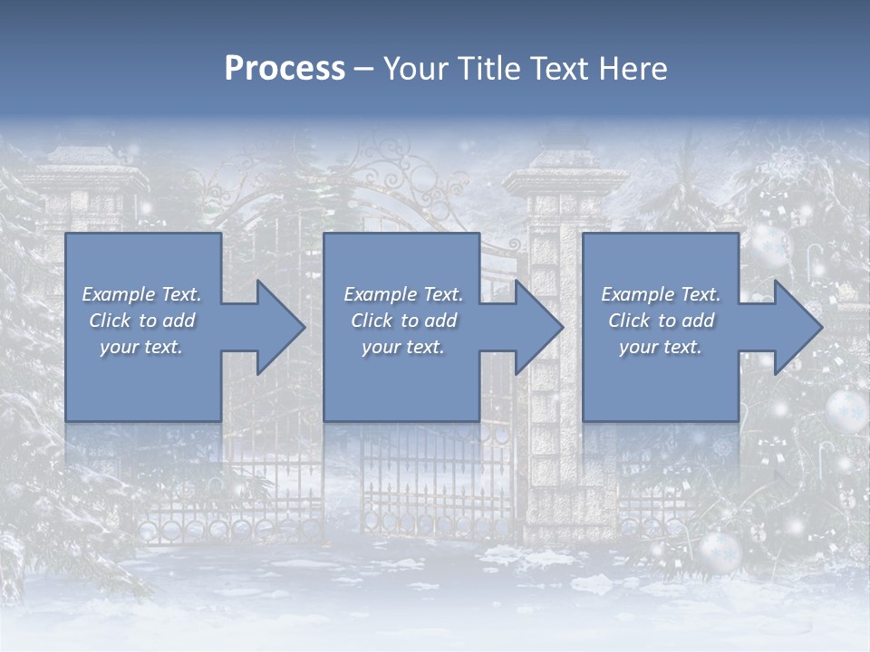Choinka Park Sosna PowerPoint Template