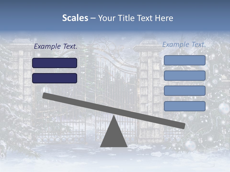 Choinka Park Sosna PowerPoint Template