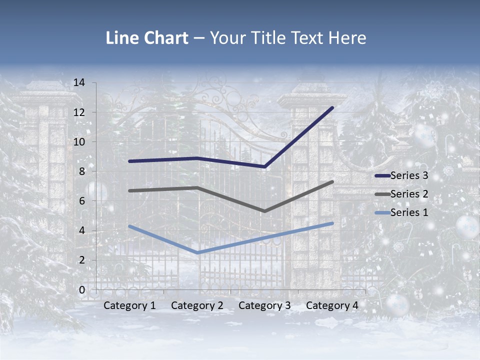 Choinka Park Sosna PowerPoint Template